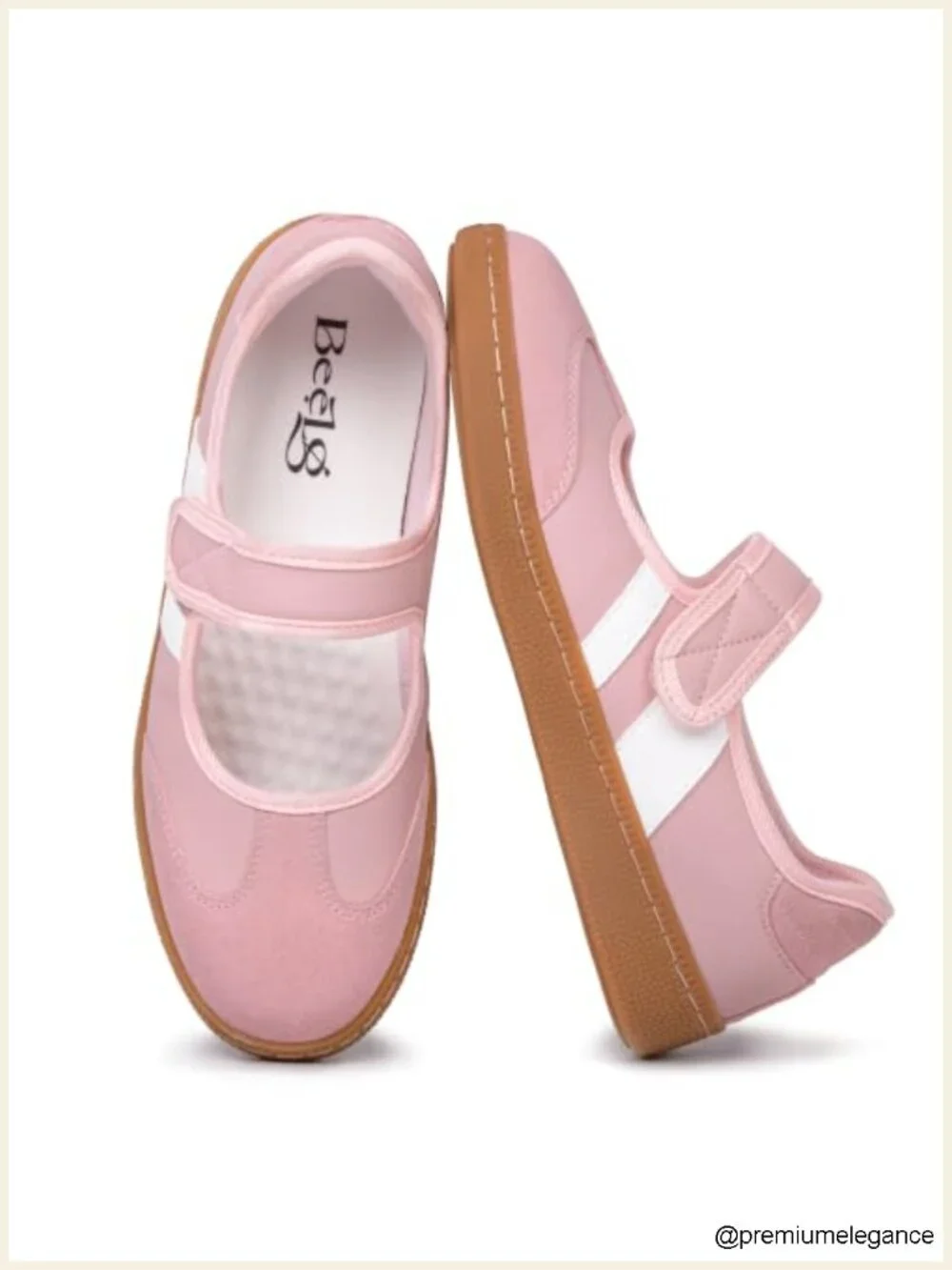 Women's Casual Mary Jane Fashion Sneakers Non-Slip Walking Flats Shoes